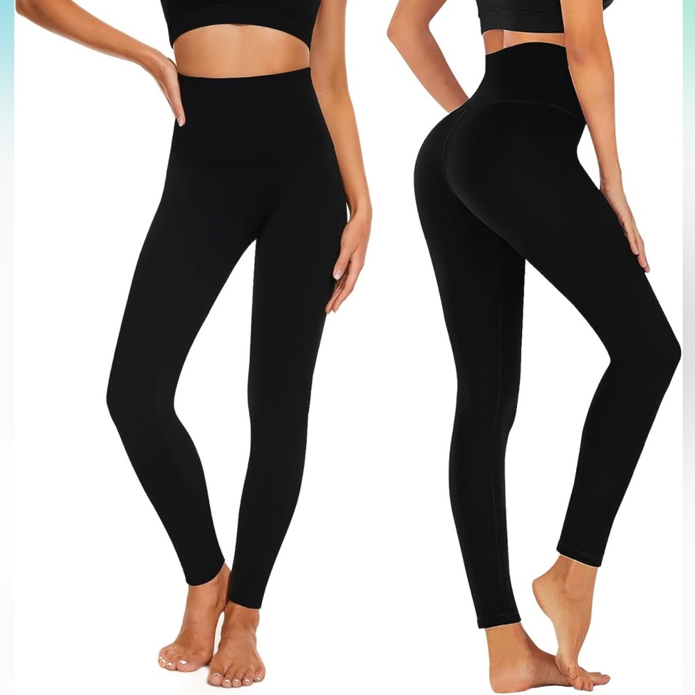 *$2 add on- Black Fleece Thermal Leggings